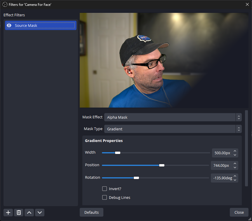Gradient Mask Interface Gradient Mask Interface