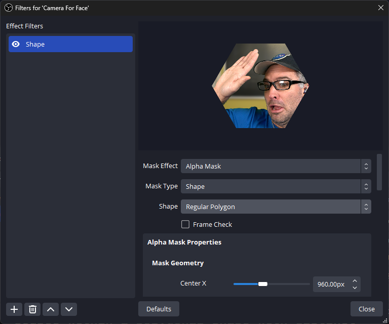 Regular Polygon Interface Regular Polygon Interface